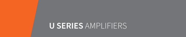 "U" Series Amplifiers