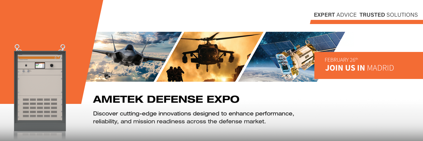 Join us in Madrid at the AMETEK Defense Expo
